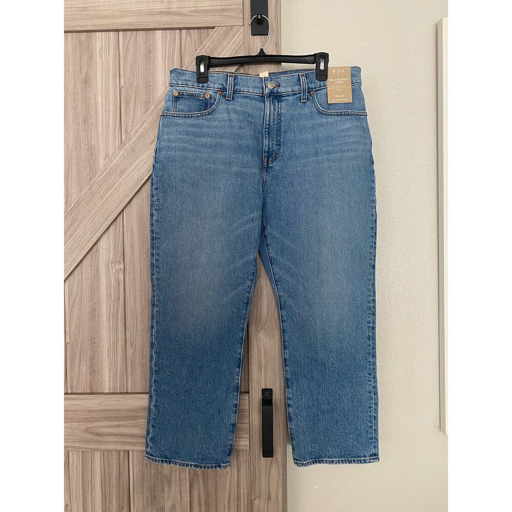 NWT Madewell 90's straight crop 31P